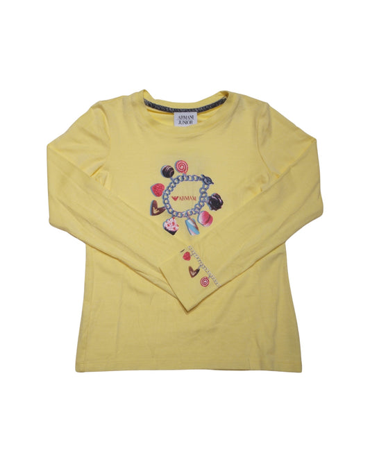 Armani Junior Long Sleeve T-Shirt ARJ0114W0274 (ZEH15LA)